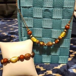 Necklace and Bracelet Set